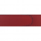Ceinture cuir grainé rouge 30 mm - Côme mate