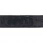 Ceinture cuir façon autruche noir 30 mm - Porto-fino or