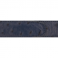 Ceinture cuir façon autruche bleu marine 30 mm - Porto-fino mate