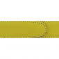 Ceinture cuir grainé jaune citron 30 mm - Côme canon fusil